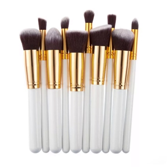 🔴 5/$20 White makeup brushes set NEW - Picture 2 of 4